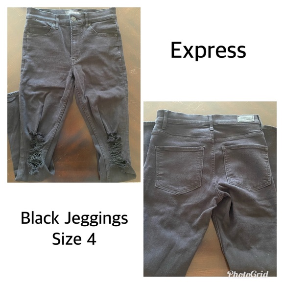 Black Jeans and Jeggings Bundle - Size 4 - Picture 2 of 9
